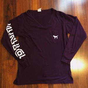 Pink long sleeve shirt